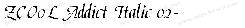 ZCO0L Addict Italic 02字体转换